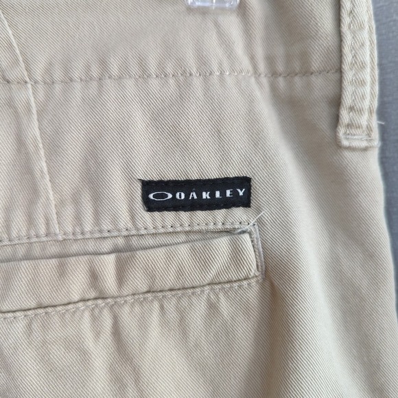 Oakley Shorts Mens 30 Tan Chino Flat Front - Picture 7 of 8